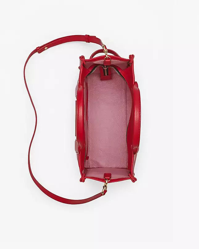 THE LEATHER MEDIUM TOTE BAG