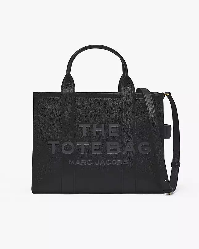 THE LEATHER MEDIUM TOTE BAG
