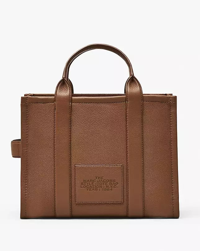 THE LEATHER MEDIUM TOTE BAG